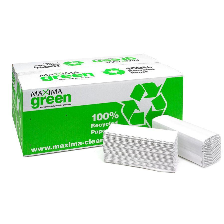 ValueX 2 Ply C Fold Hand Towels White 162 Sheets Per Sleeve (305mm x 217mm) (Pack 15 sleeves 2430 sheets) -  1104061