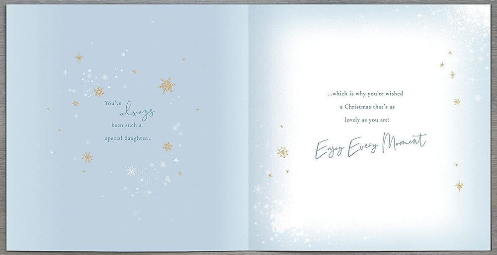 Daughter Foiled & Embellished Christmas Cards