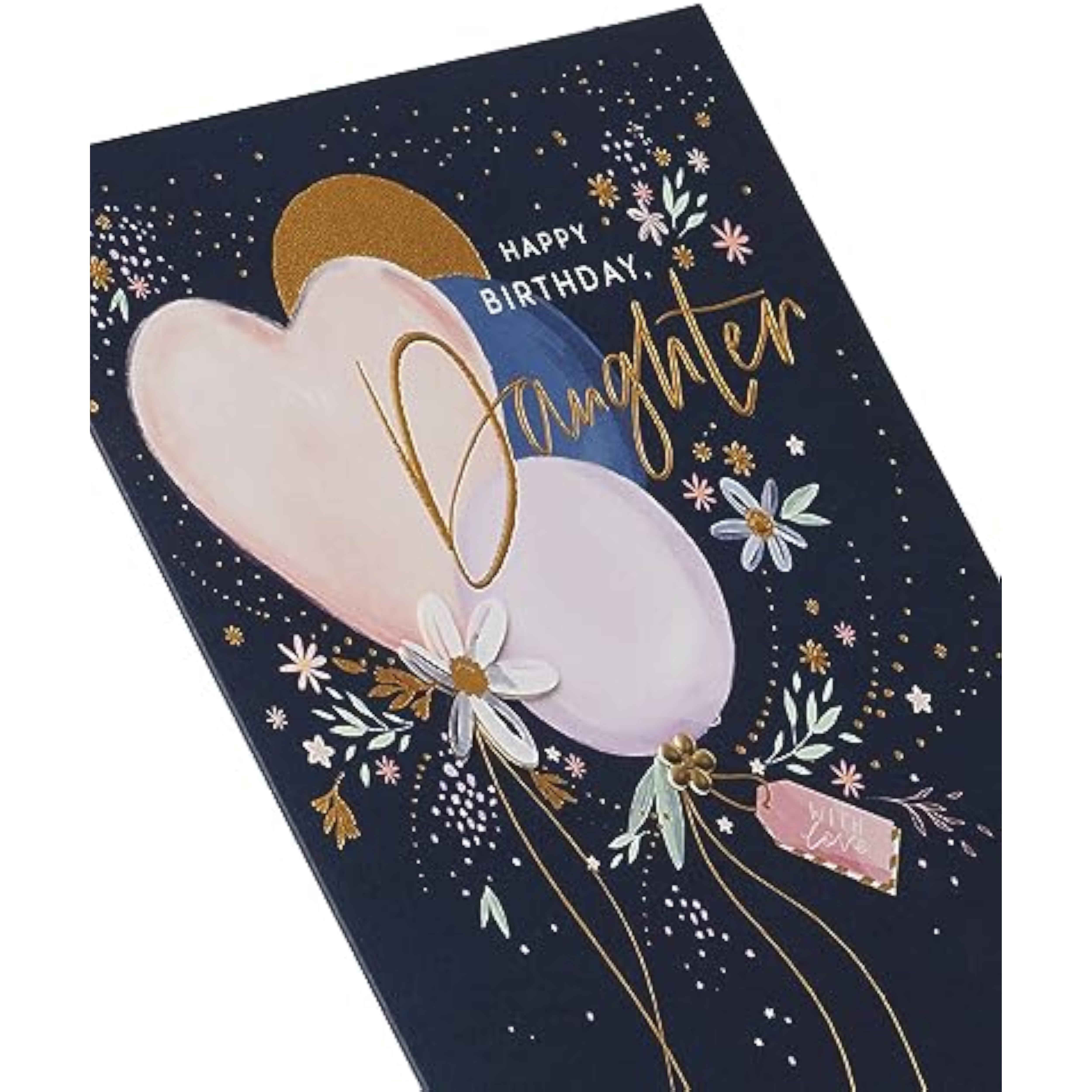 Stunning Balloons Design Daughter Birthday Card