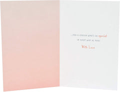 Happy Birthday Cousin Cute Teddy Bear Birthday Card