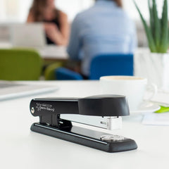 Rapesco Germ-Savvy® Antibacterial: Marlin Stapler & 2000 Staples – Black (Pack 6)
