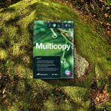 Multicopy Next Carbon Balanced A4 copier paper, 80gsm, 500 sheets, ideal for printing and copying in offices and homes.