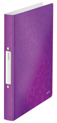 Leitz WOW Ring Binder Polypropylene 2 O-Ring A4 25mm Rings Purple (Pack 10) 42570062 DD