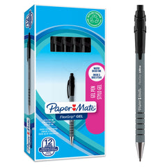 Paper Mate Flexgrip Gel Rollerball Pen 0.7mm Line Black (Pack 12) - 2108217