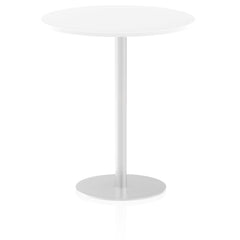 Dynamic Italia 1000mm Poseur Round Table White Top 1145mm High Leg ITL0150 DD