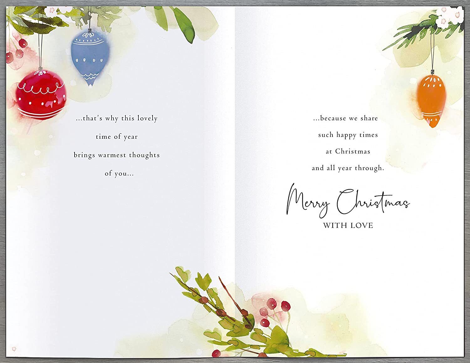 Someone Special Traditional Foiled Christmas Card