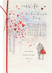 Romantic Design Wife Valentines Day Card