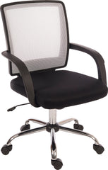 Star Mesh Back Task Office Chair White/Black - 6910WHI DD