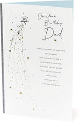 Dad Birthday Card Gift Card with Sentimental Verse