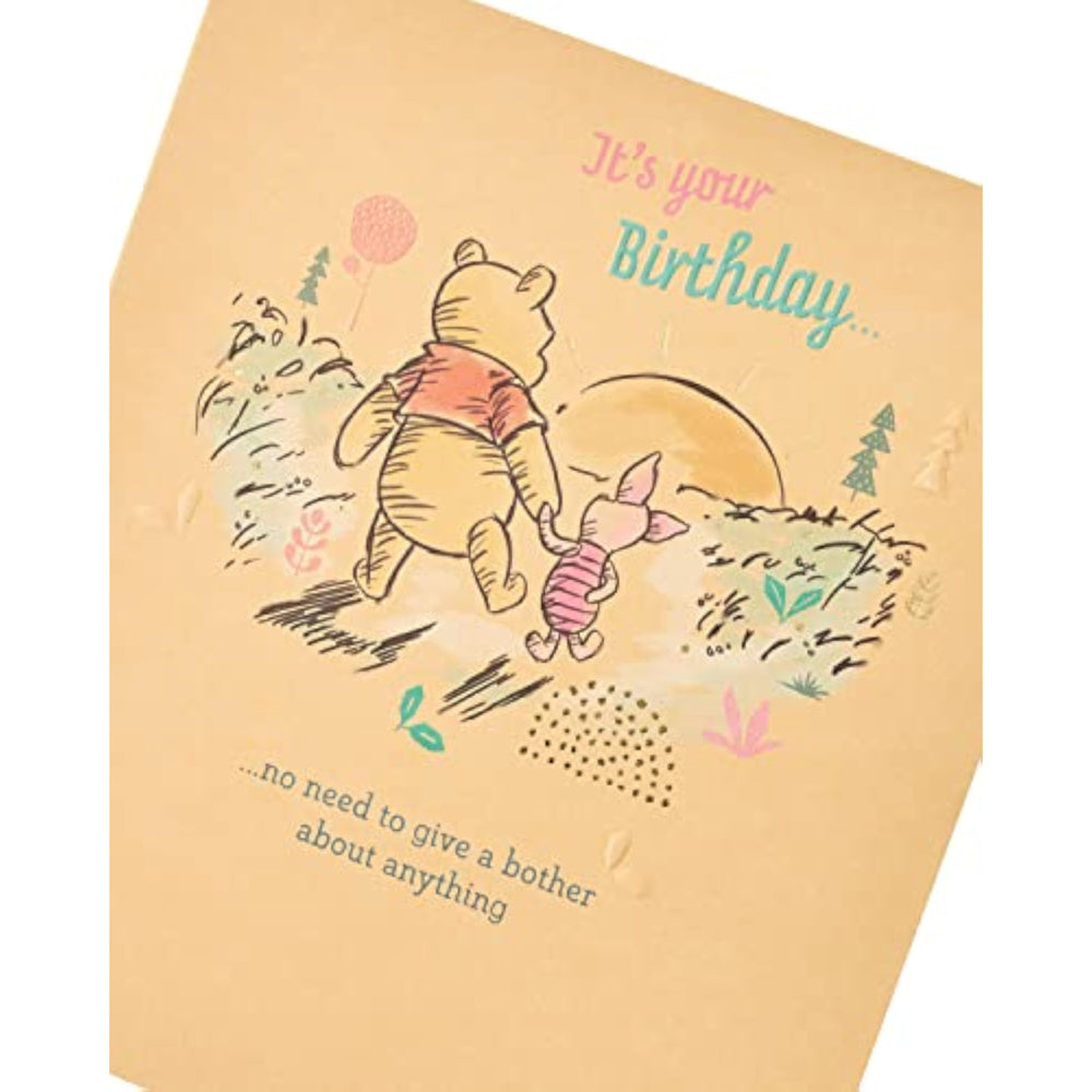 Disney Winnie Winnie The Pooh Friend Birthday Card
