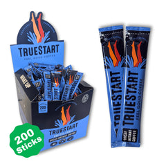 TrueStart Coffee - Barista Grade Decaffeinated Instant Coffee Sachet (Pack 200) - HBINSACHD200
