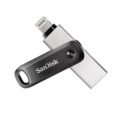 SanDisk 128GB iXpand USB3.0 Lightning Flash Drive Dual Purpose Swivel with Keyring Hole