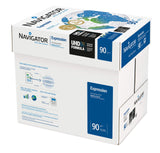 Navigator Expression A4 copier paper, 90gsm, 500 sheets ream, suitable for printing and copying in office environments.