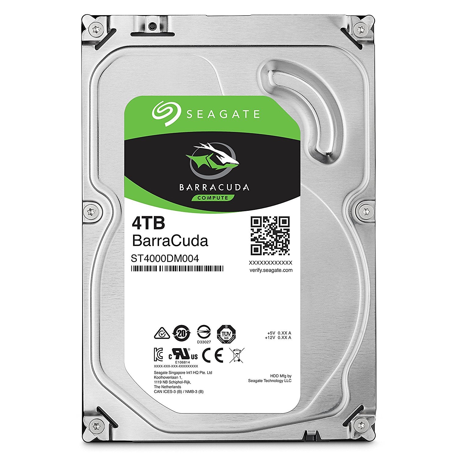 Seagate 4TB BarraCuda SATA 3.5 Inch Internal Hard Drive