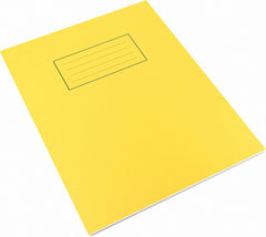 Silvine Exercise Book 229 x 178mm Ruled with Margin Yellow (10 Pack)