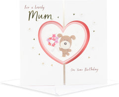 UK Greetings Birthday Card for Mum - Heart Design