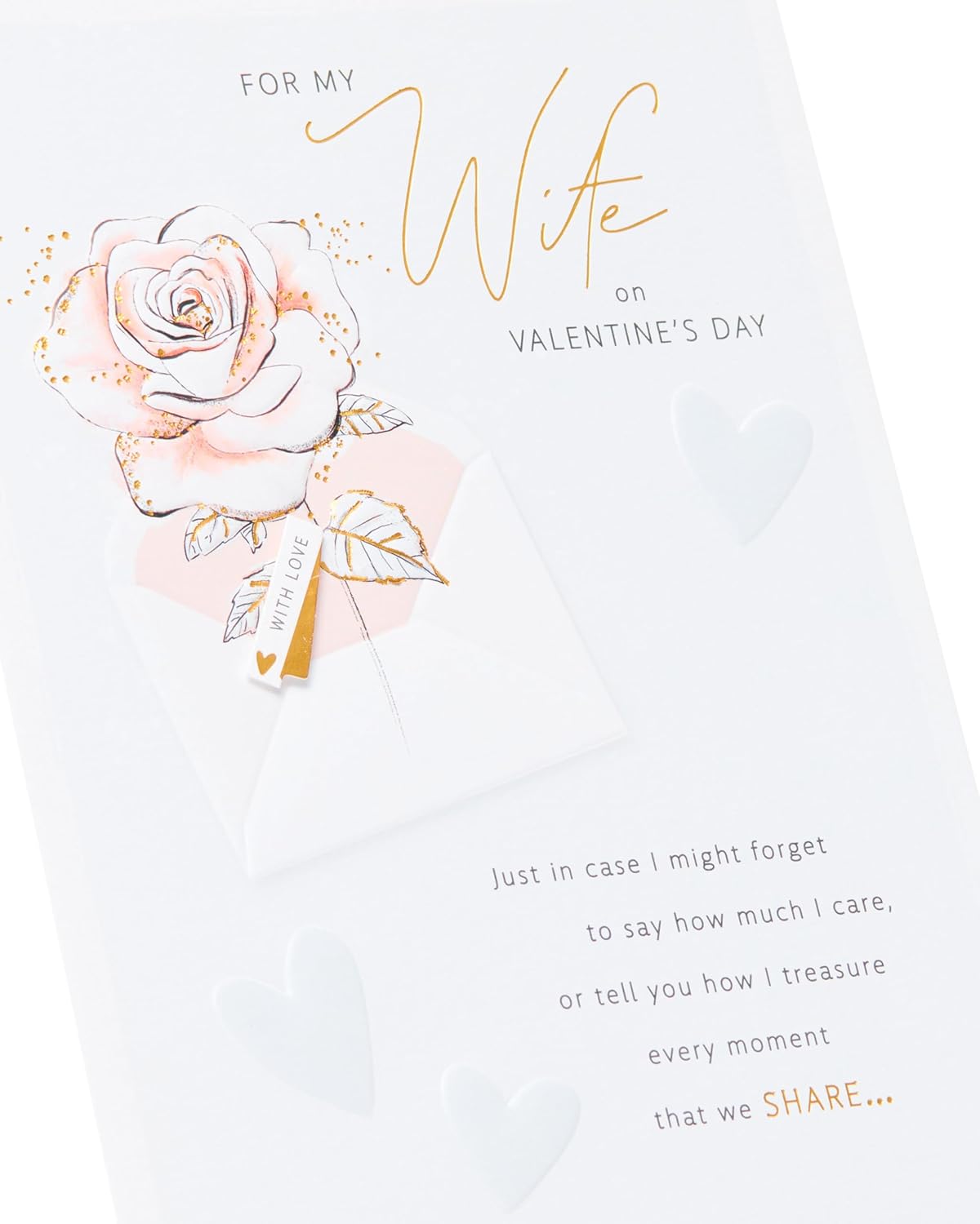 UK Greetings Valentine's Day Card for Wife - Poem Design