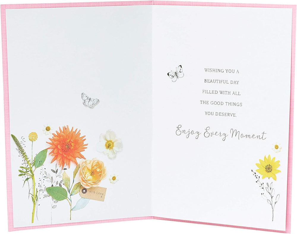 Beautiful Floral Posy On Your Birthday Card