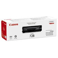 Canon 728BK Black Standard Capacity Toner Cartridge 2.1k pages - 3500B002