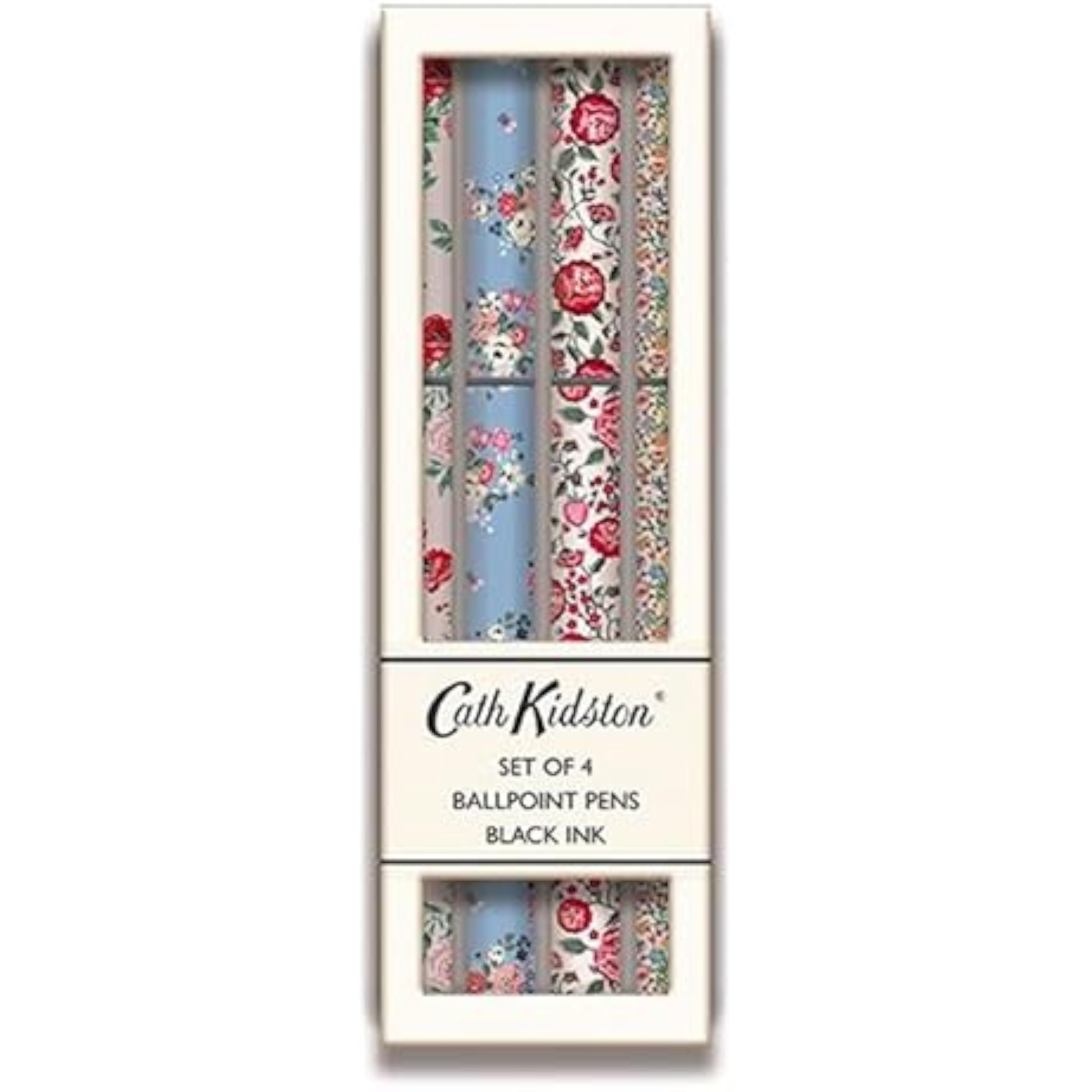 Cath Kidston Set of 4 Ballpoint Pens - Black Ink