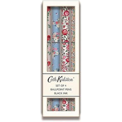 Cath Kidston Set of 4 Ballpoint Pens - Black Ink