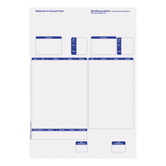 Sage Compatible 1 Part Statement/Remittance (Pack 500) SE85S