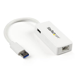 StarTech.com USB 3.0 to Gigabit Ethernet Adapter NIC with USB Port