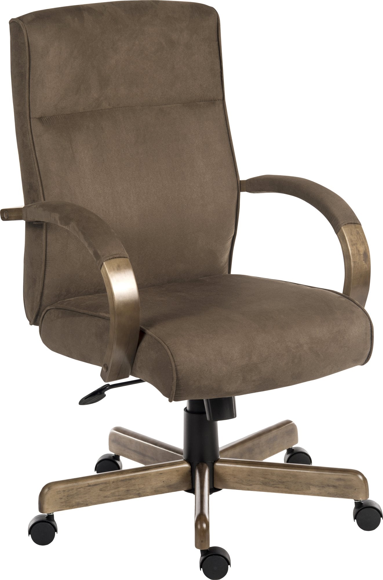 Glencoe Microfibre Executive Office Chair Brown - 6994 DD