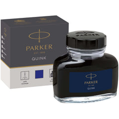 Parker Quink Bottled Refill Ink for Fountain Pens 57ml Blue - 1950376