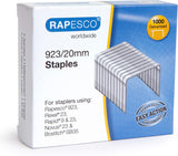 Rapesco 923/20mm (23 Type) Galvanised Staples (Pack 1000)