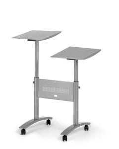Nobo Multimedia Projector Trolley Twin Platform Grey 1900791 DD