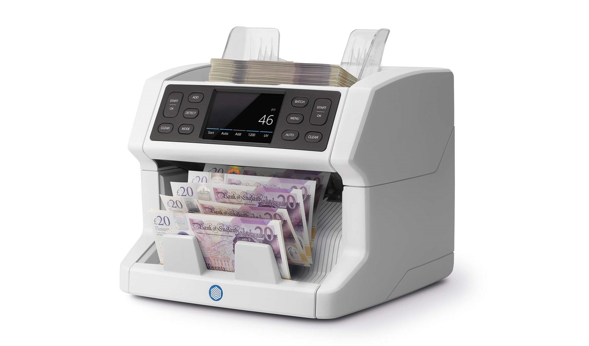 Safescan 2850 UK-IE Banknote Counter counts Queen Elizabeth & King Charles Notes - 112-0658 DD