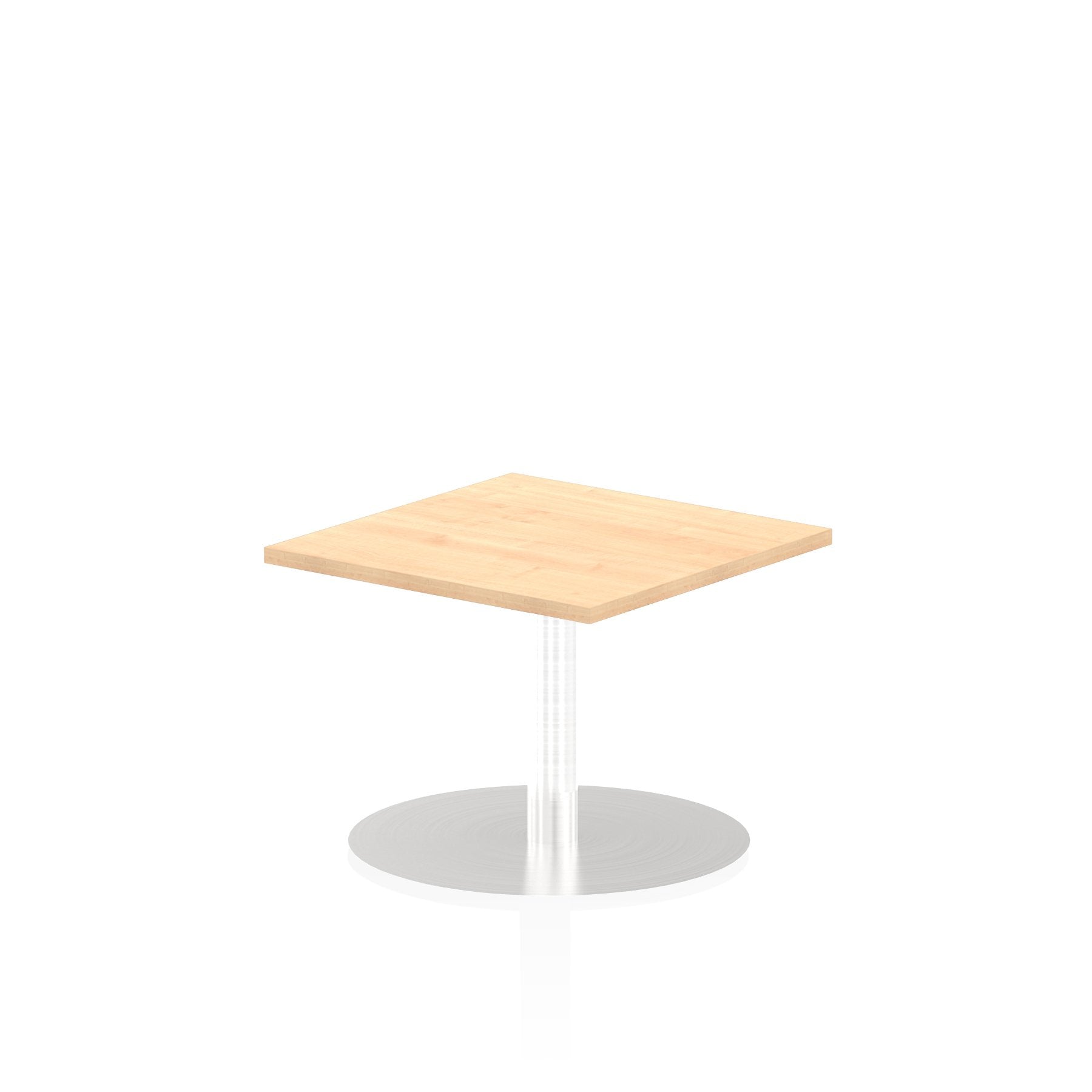 Dynamic Italia 600mm Poseur Square Table Maple Top 475mm High Leg ITL0211 DD