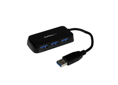 StarTech.com Portable 4 Port SuperSpeed Mini USB 3.0