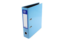Elba Lever Arch File A4 70mm Spine Laminated Paper On Board Metallic Blue 400132438