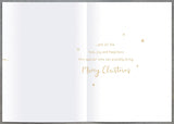 Both of You Crescent Moon 3D Cut Out Luxury Christmas Card – Festive Greeting