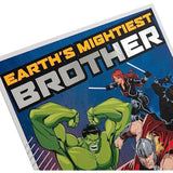 Marvel Avengers Superheroes Design with Activity Brother Birthday Card