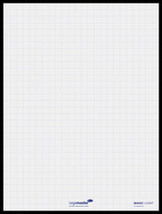 Legamaster Magic Chart Whiteboard Sheets 600x800mm Squared 25 Sheets per Roll - 7-159000