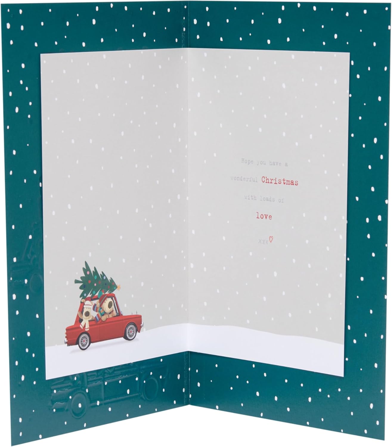 Boofle Merry Christmas From All Of Us – Festive Family Christmas Greeting Card