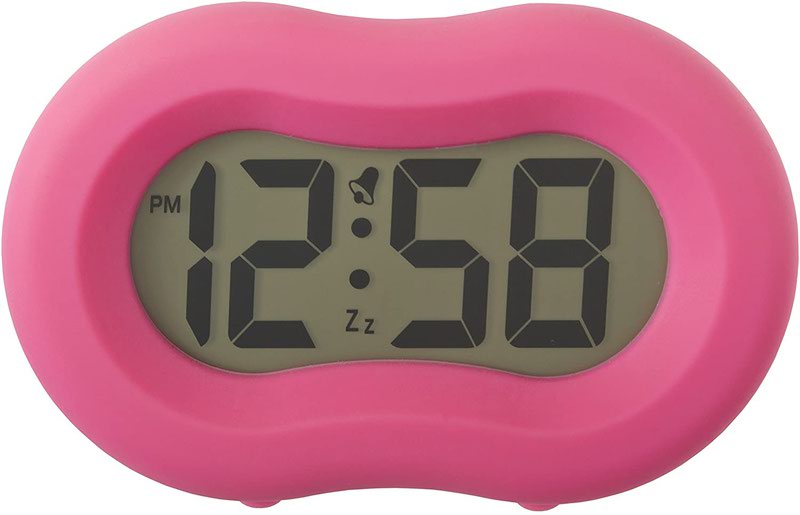 Acctim Vierra Alarm Clock Hot Pink 15110