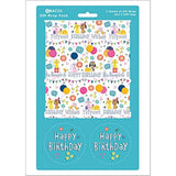 Birthday Pets Gift Wrap 2 Sheets & 2 Tags
