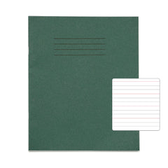Rhino 8 x 6.5 Inches Learn to Write Book 32 Page Narrow-Ruled Dark Green (Pack 100) - SDXB6-8 DD