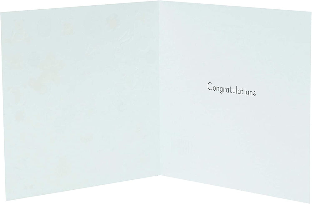 Teddy Bear Baby Boy Card