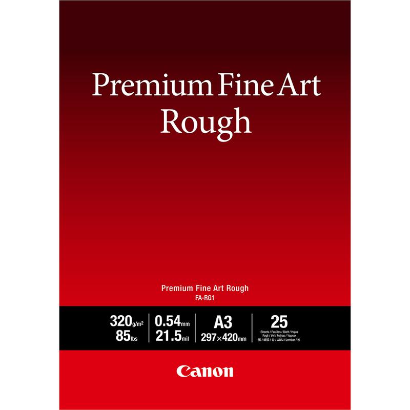 Canon FA-RG1A3 A3 Premium Fine Art Rough Paper 25 Sheets - 4562C003