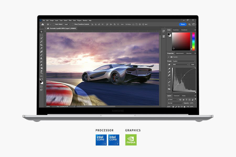 Samsung Galaxy Book4 2024 15.6 Inch Intel Core 7 150U 8GB RAM 512GB SSD Intel Graphics Windows 11 Home Notebook