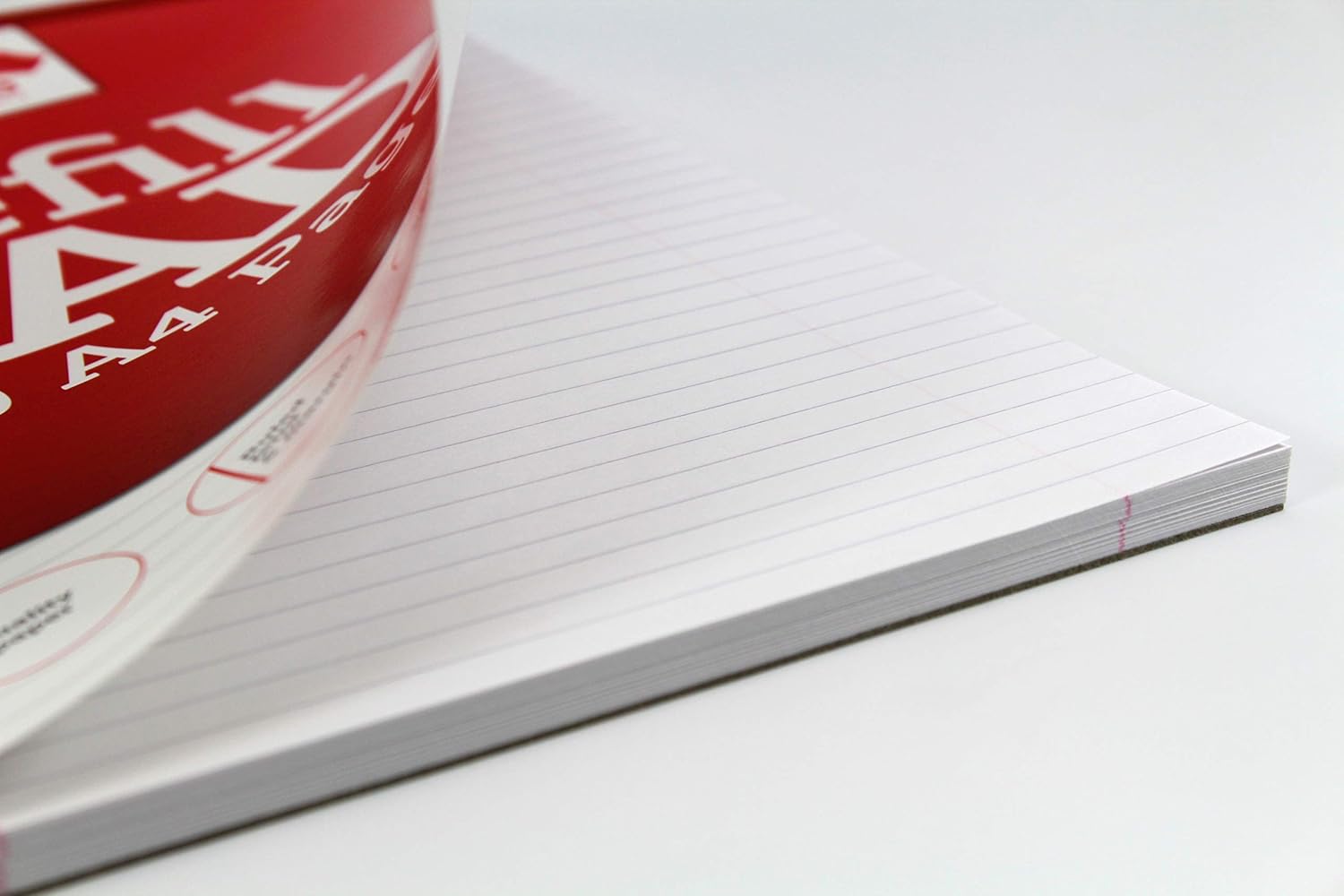 A4 Refill Pad - Ruled feint and margin, 160 pages of 75gsm paper.