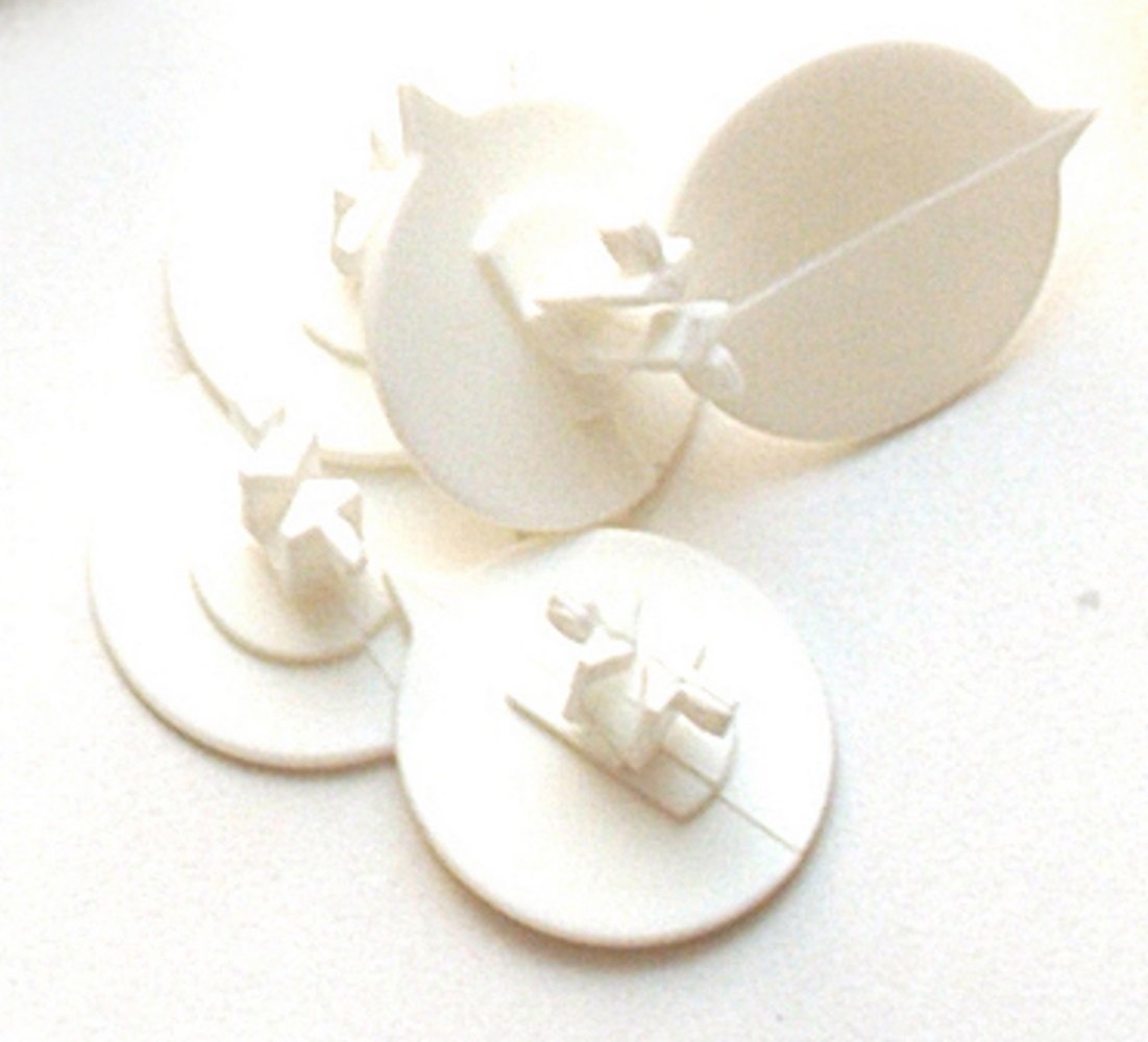 Versapak Plain Button Seal White (Pack 500) - BUTTONP-WHS