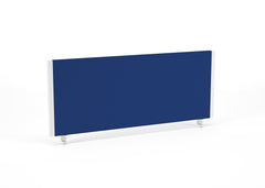 Impulse Straight Screen W1000 x D25 x H400mm Blue With White Frame - I004619 DD