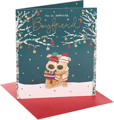 Boofle Christmas Card for Boyfriend - Cute Design
