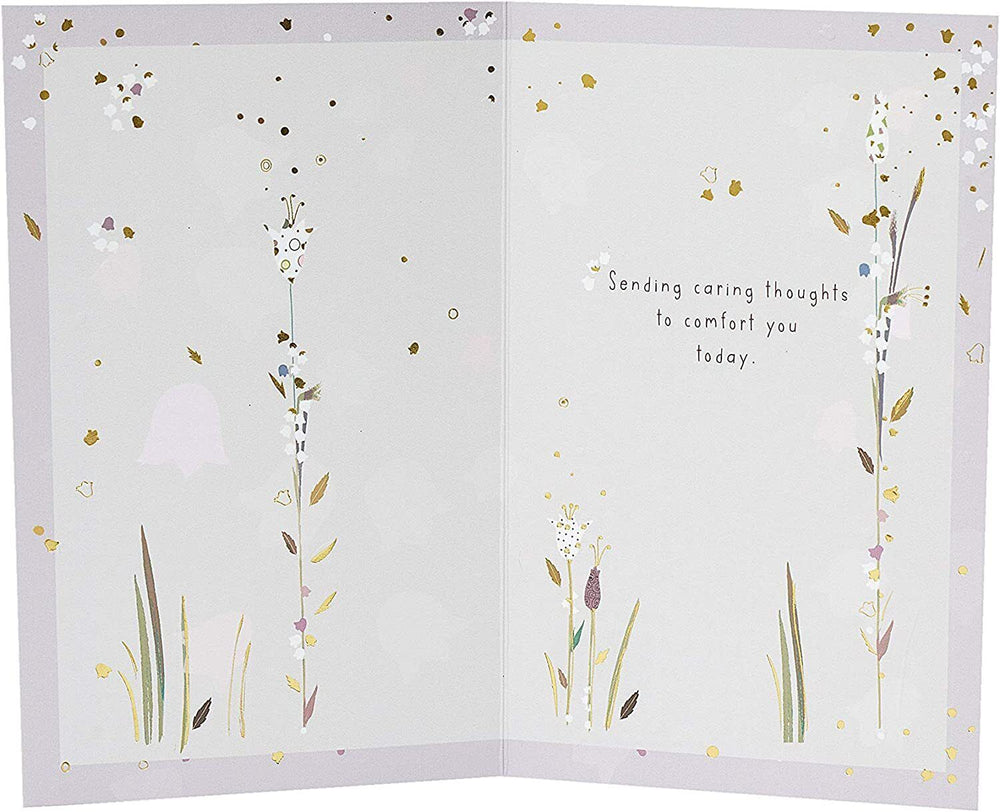 Grieve in Our Own Way Sympathy Card Caring Thoughts to Comfort